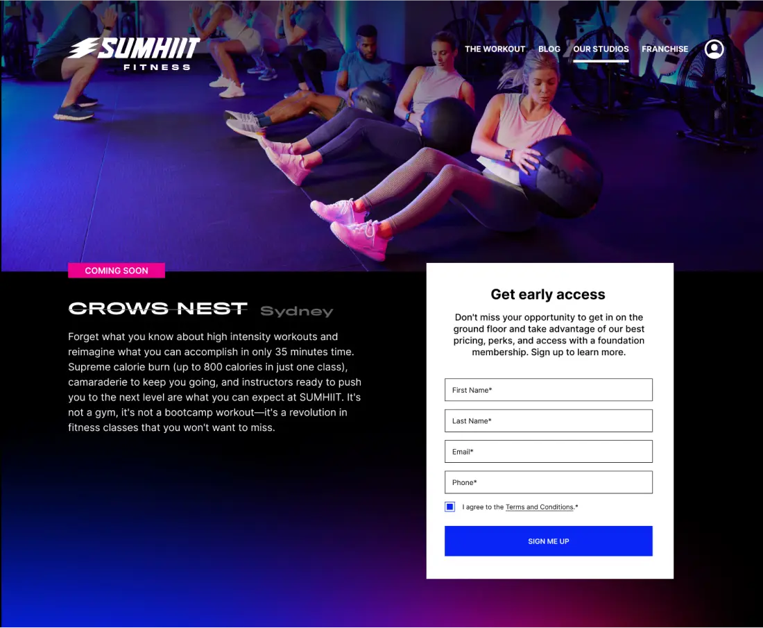 SUMHIIT Fitness Website Case Study: Expert Tips and Insights on High-Intensity Workouts