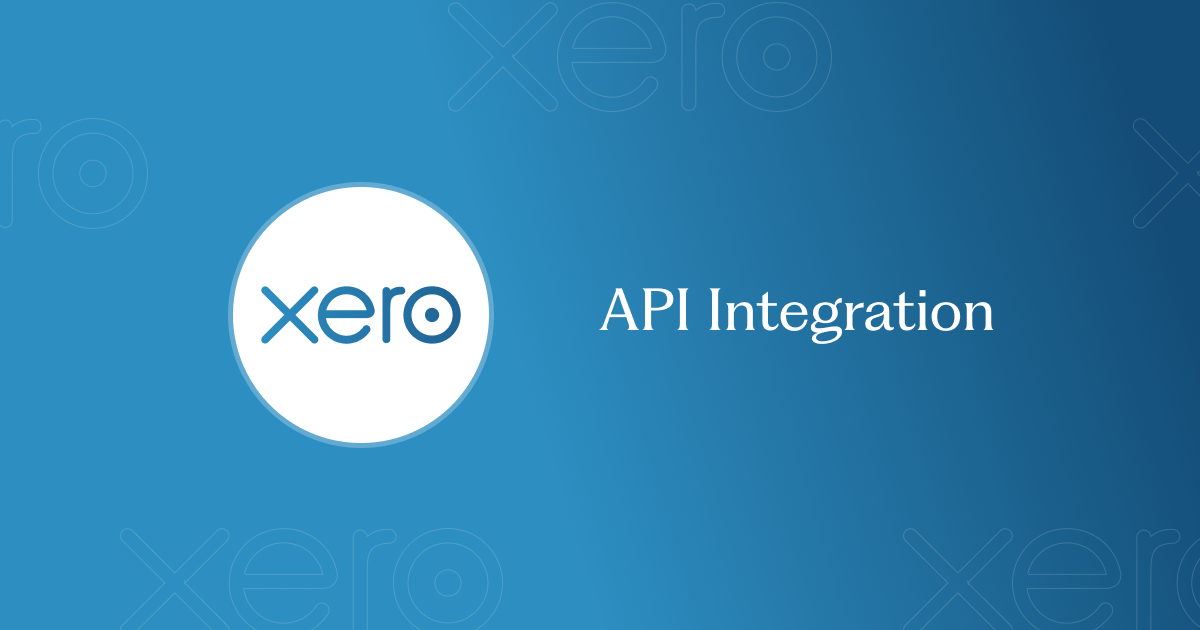 Xero API Integration with your Platform - WebbyCrown