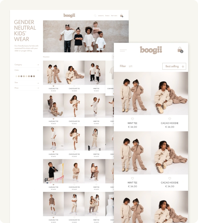 Boogii Kidz - Eco-Friendly Shopify Store for Sustainable, Gender-Neutral Brands Boogii Kidz - Eco-Friendly Shopify Store for Sustainable, Gender-Neutral Brands