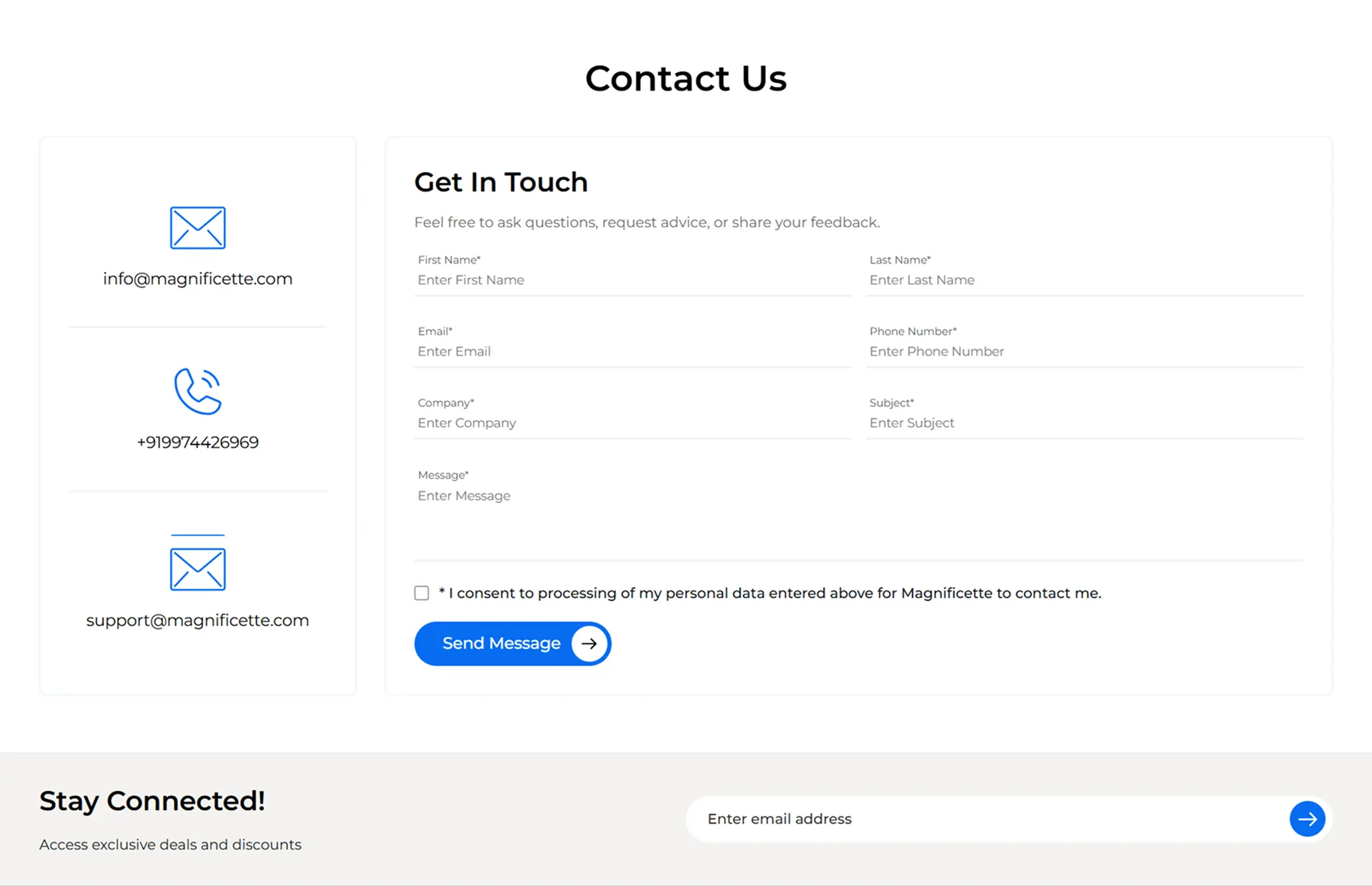 Magnificette – A Headless eCommerce Platform for Electronic Components