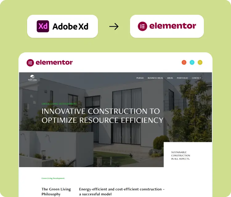 WordPress Website for Sustainable Real Estate Projects - Green Living Development WordPress Website for Sustainable Real Estate Projects - Green Living Development