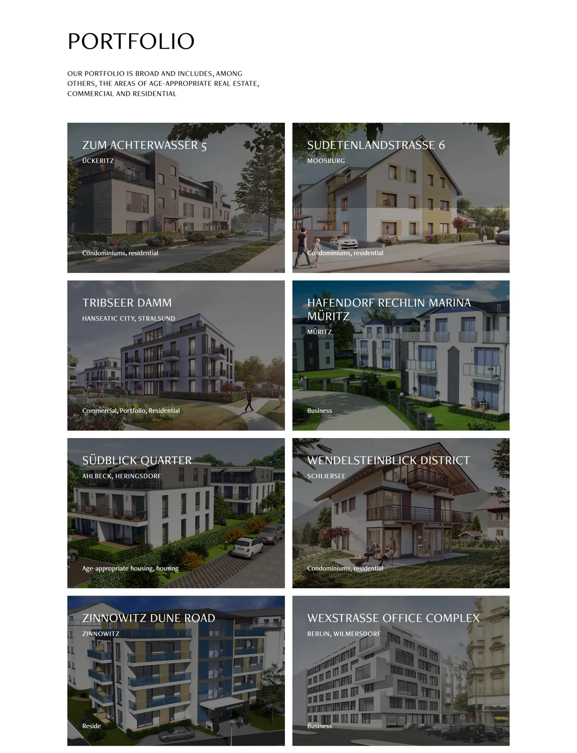 WordPress Website for Sustainable Real Estate Projects – Green Living Development