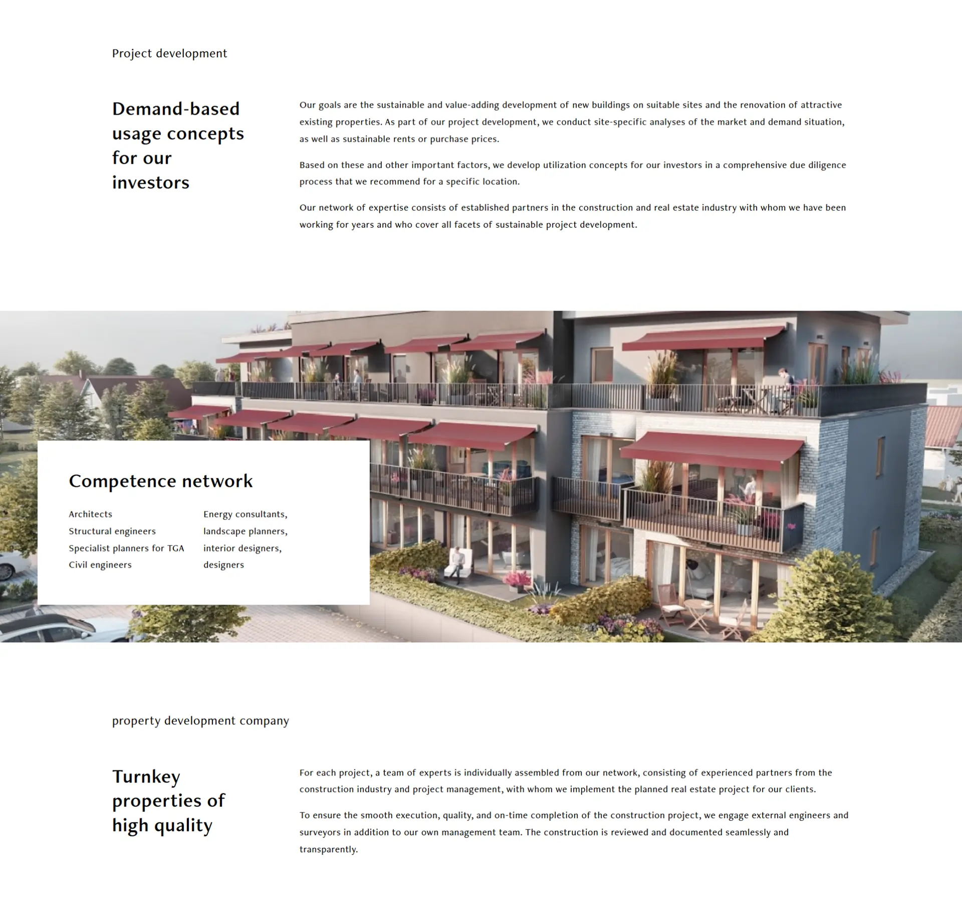 WordPress Website for Sustainable Real Estate Projects – Green Living Development