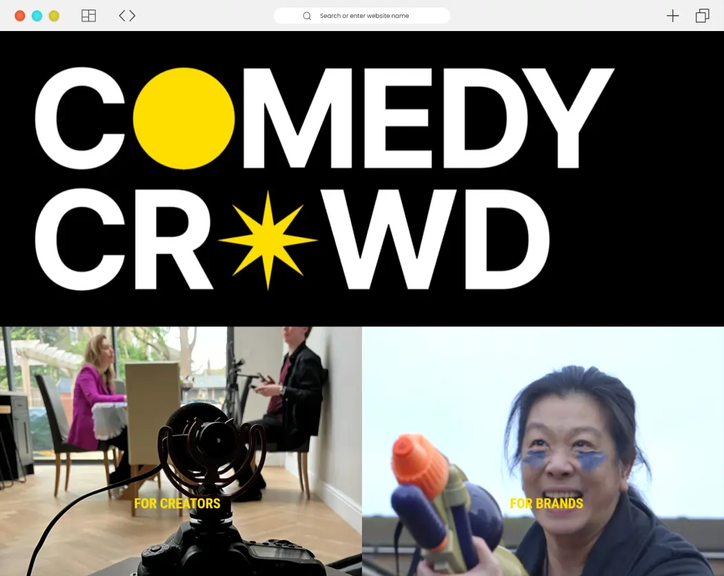 WordPress Website for Comedy Shorts & Interactive Video Showcase – The Comedy Crowd