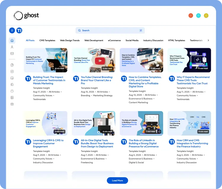 Best Ghost Blogging Platform Website for IT Industry Publishing — Template Insight Best Ghost Blogging Platform Website for IT Industry Publishing — Template Insight