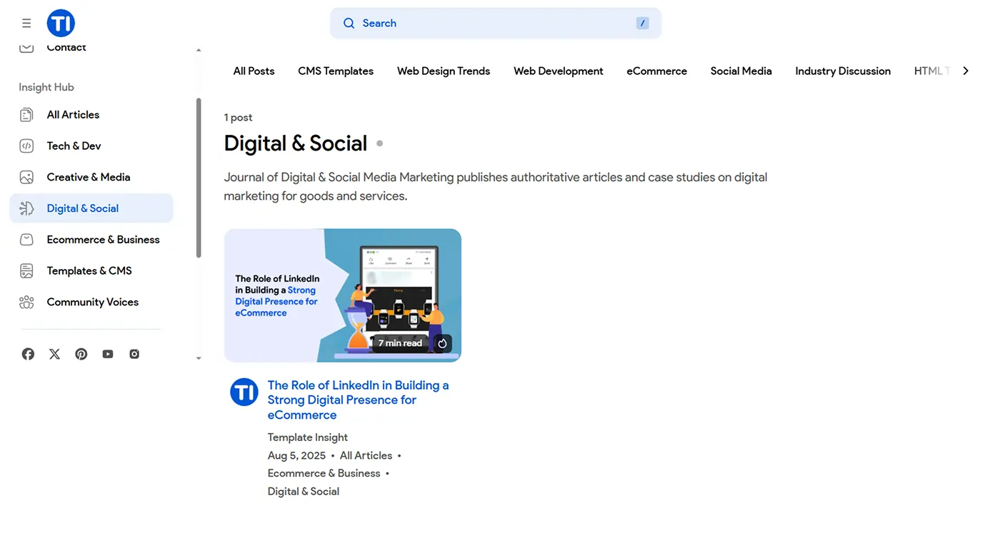 Best Ghost Blogging Platform Website for IT Industry Publishing — Template Insight
