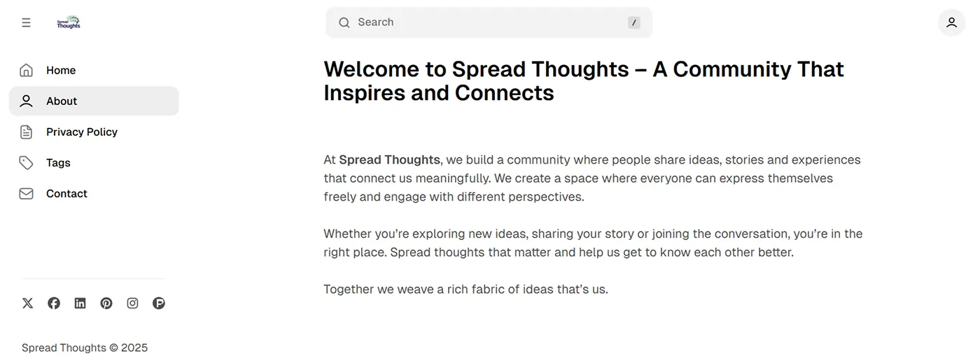 SEO-First Ghost blogging platform for Multi-Topic Editorial Sites