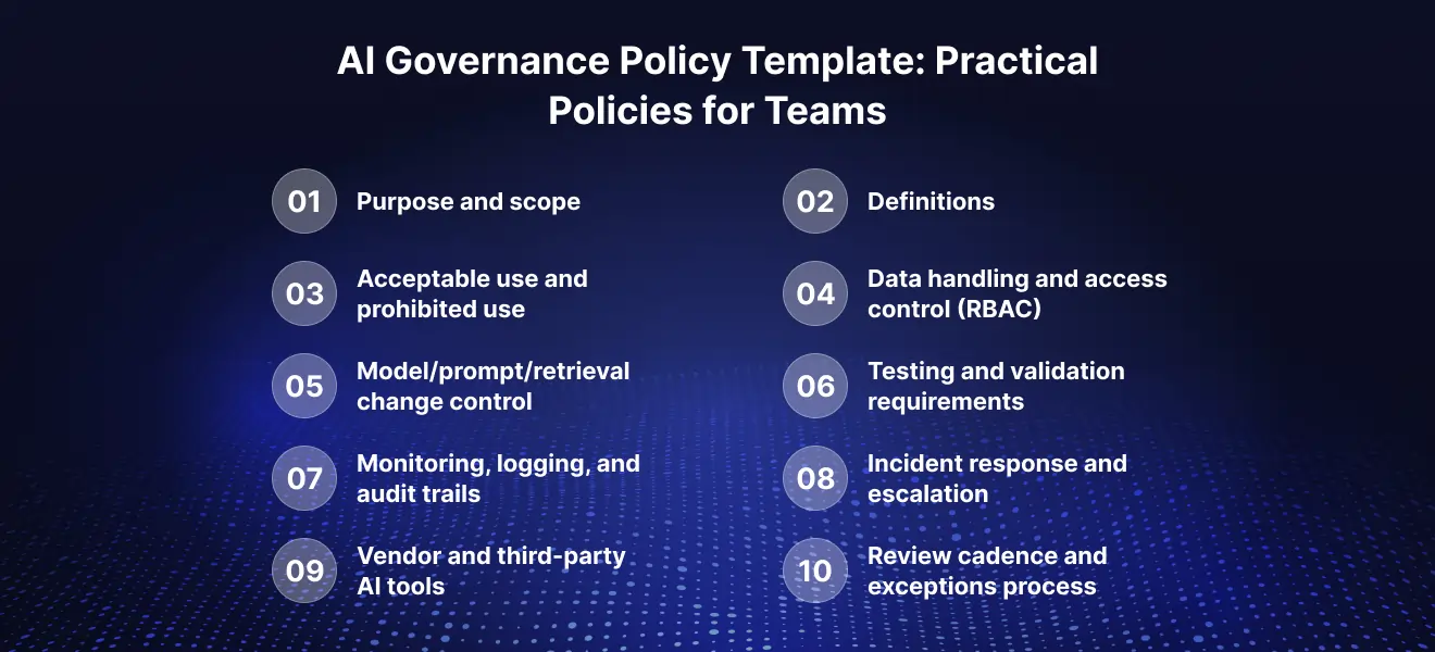 AI Governance Policy Template: Practical Policies for Teams