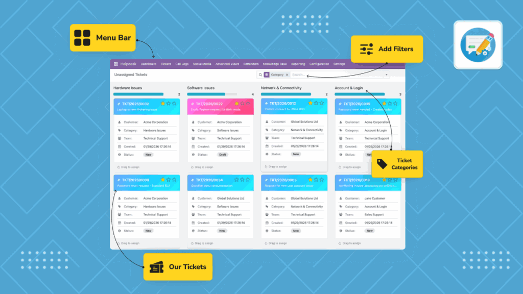 Odoo Helpdesk Ticket Management System Guide