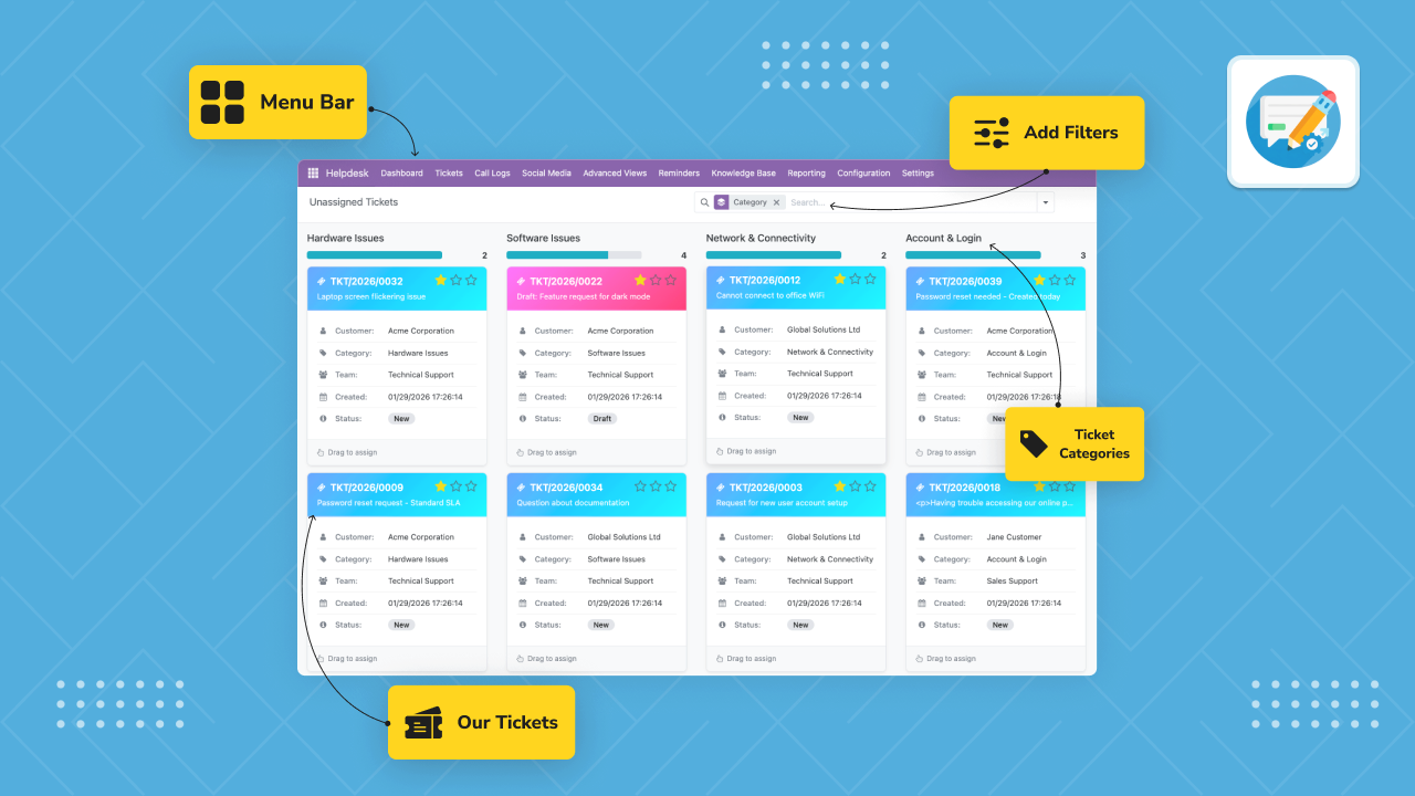 Odoo Helpdesk Ticket Management System Guide