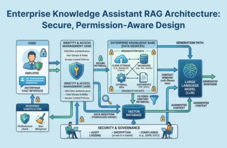 Enterprise Knowledge Assistant RAG Architecture: Secure, Permission-Aware Design