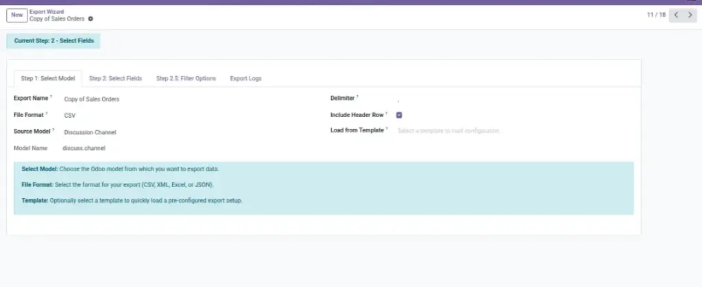Export Formats & Settings