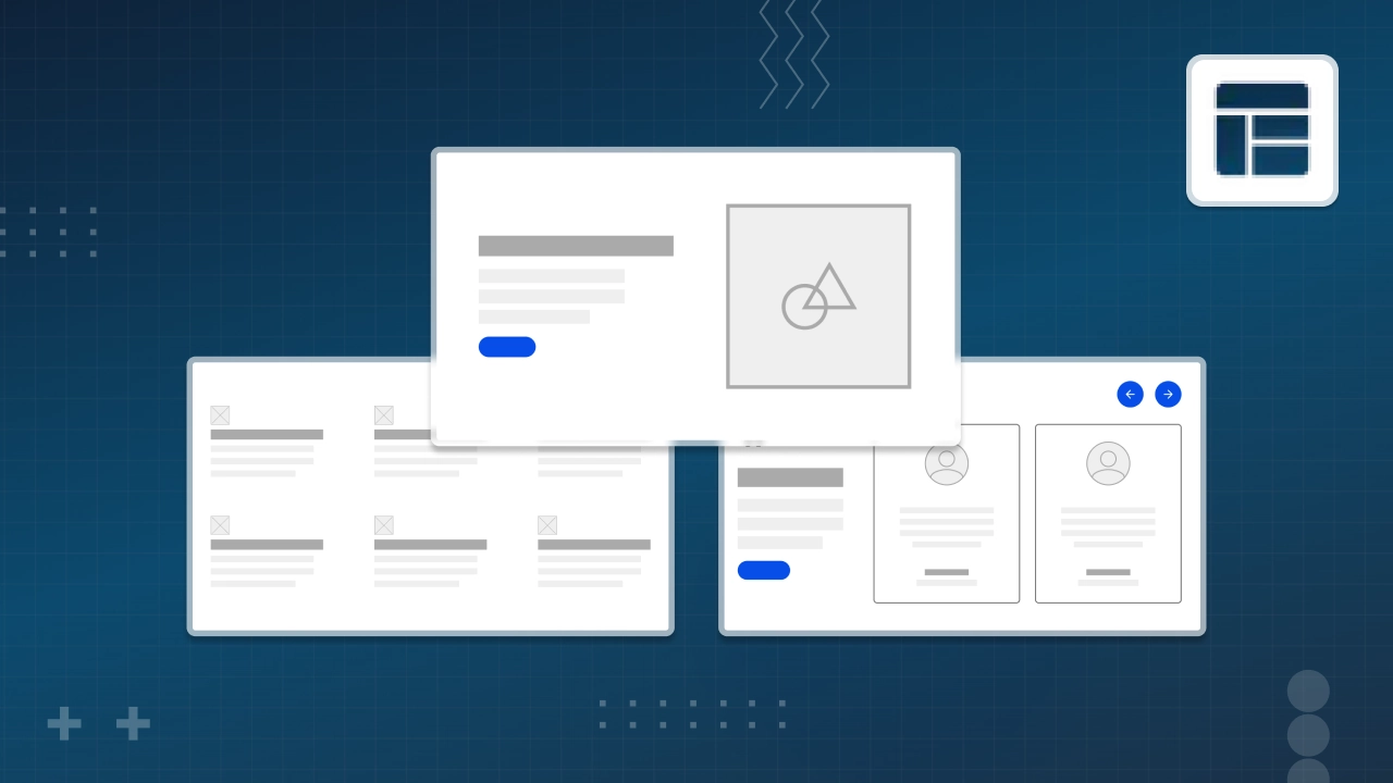 Layout Suite hero section component for Next.js landing pages