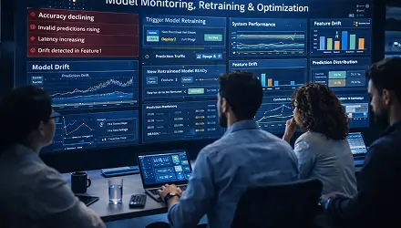 Monitoring, retraining, and optimization