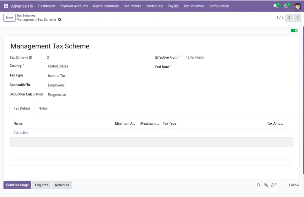Tax Schemes