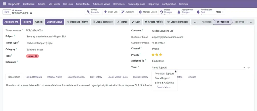 Assignment & Team Workload