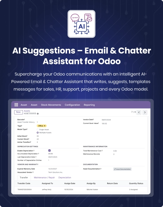 AI Suggestions – Email & Chatter Assistant for Odoo