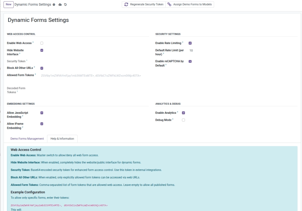 Admin Settings
