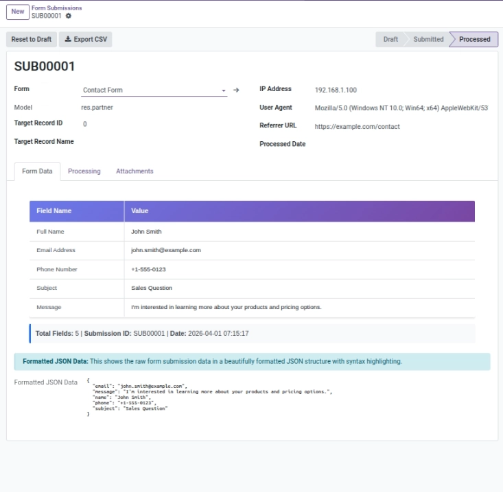 After Submit: What Happens in Odoo