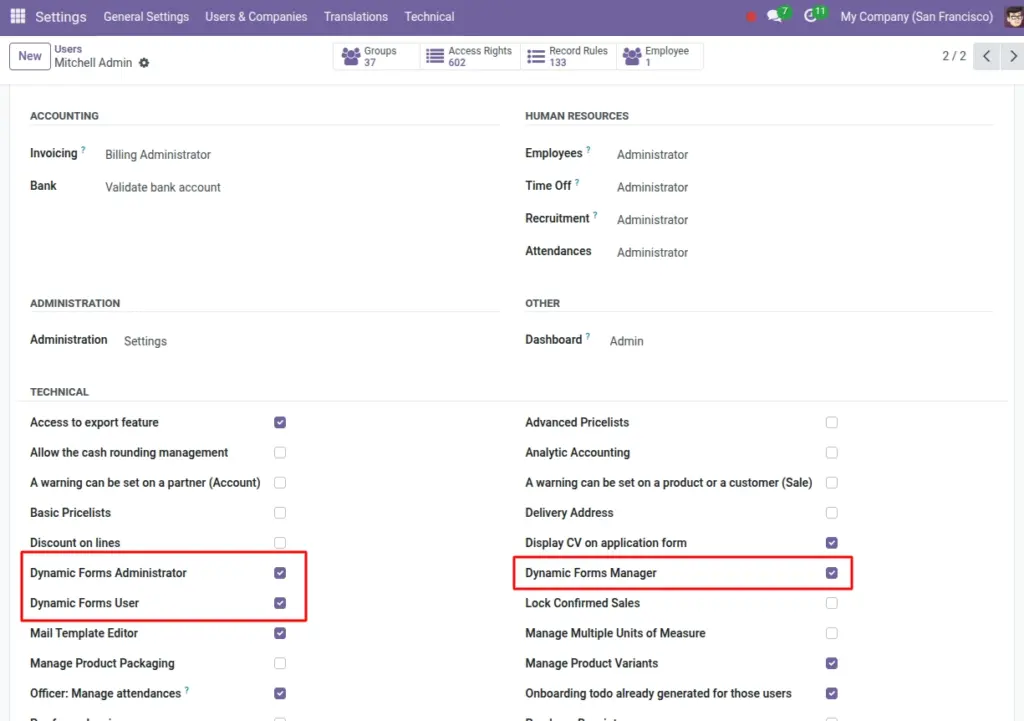 Roles & Permissions