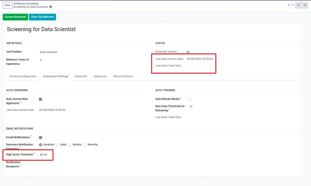 Automation & Email Alerts