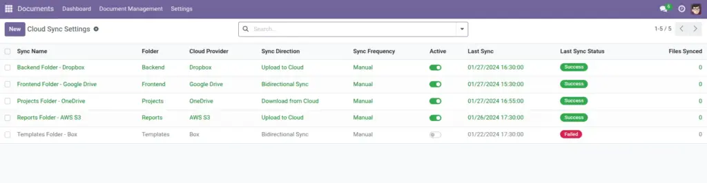 Cloud Sync (Drive / Dropbox / OneDrive / Box / S3)