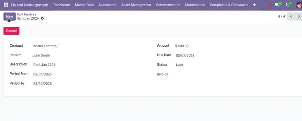 Rent Invoices Rent Invoices