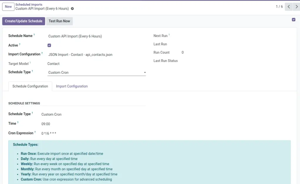 Scheduled Imports (Run Automatically)