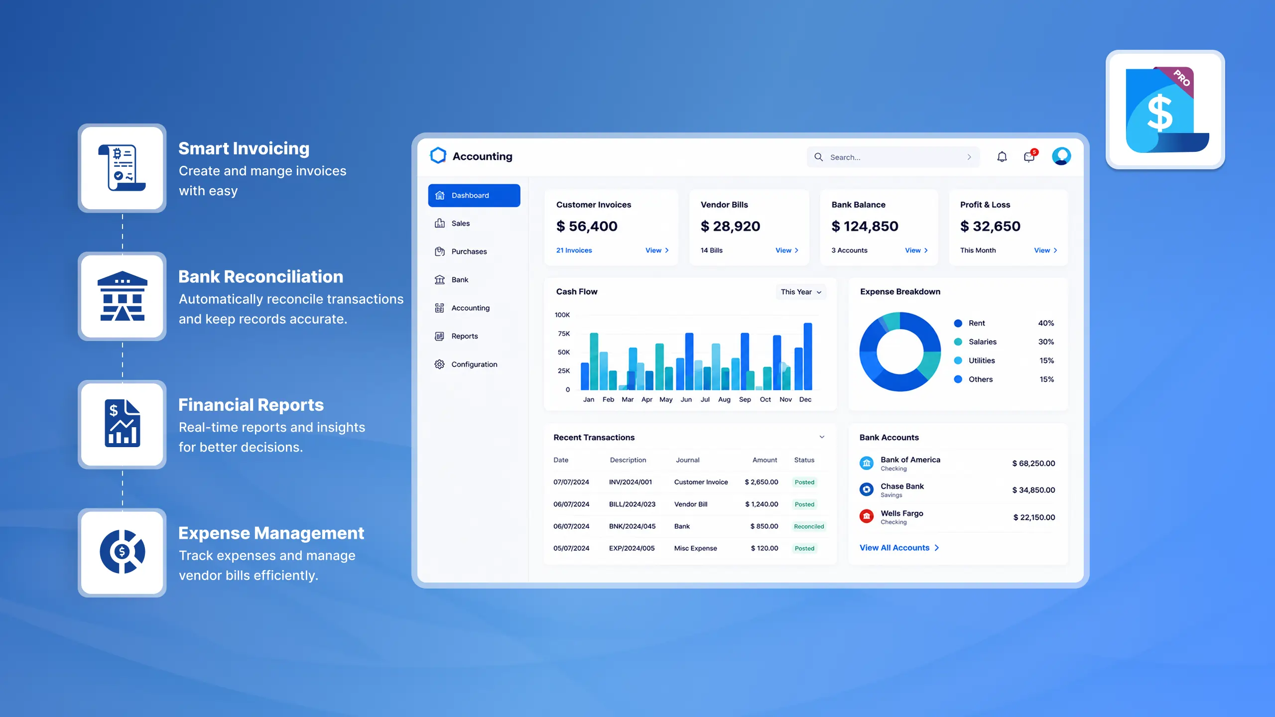 Odoo Accounting Pro Guide: Advanced Invoices, Payments & Bank Controls