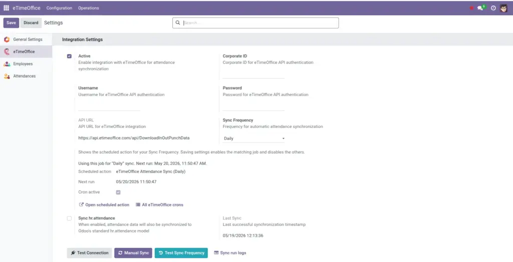 Also fill Odoo’s normal attendance Also fill Odoo’s normal attendance