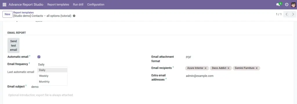 Email & Scheduled Reports