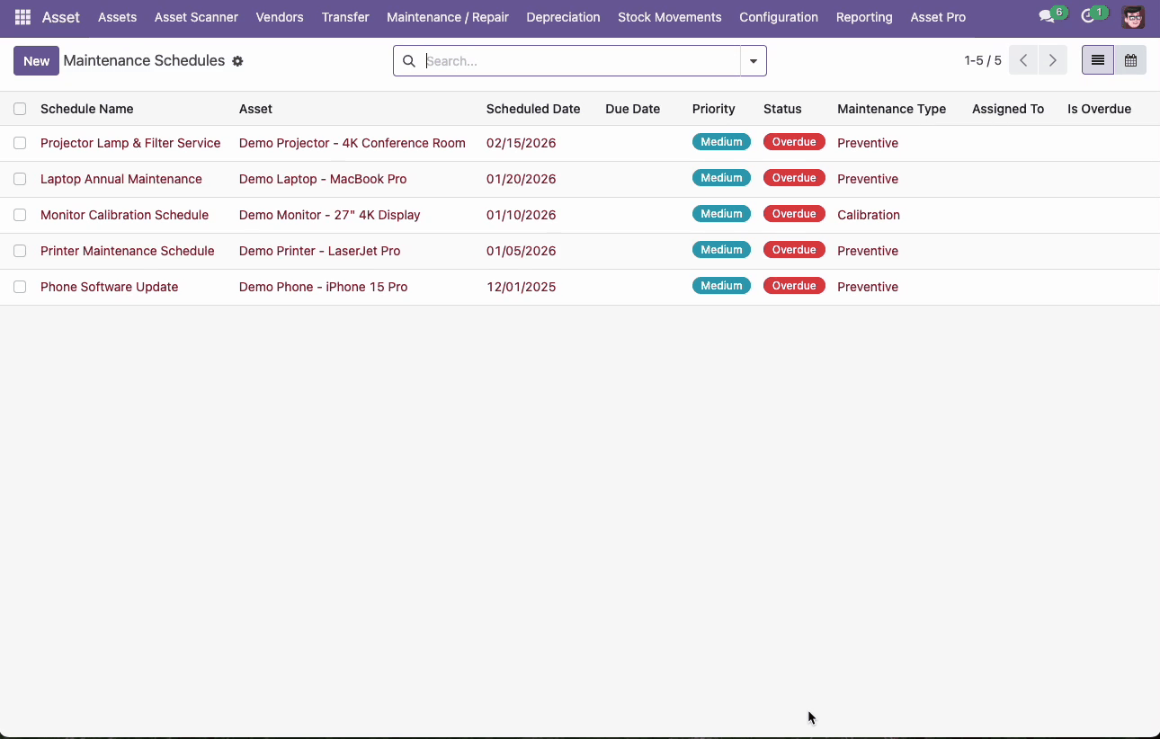 Odoo Asset Management Module for Asset Tracking, Depreciation & Maintenance Odoo Asset Management Module for Asset Tracking, Depreciation & Maintenance