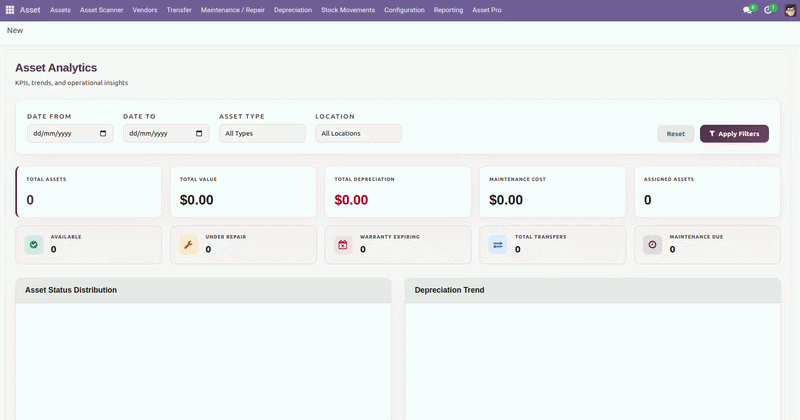 Odoo Asset Management Module for Asset Tracking, Depreciation & Maintenance Odoo Asset Management Module for Asset Tracking, Depreciation & Maintenance