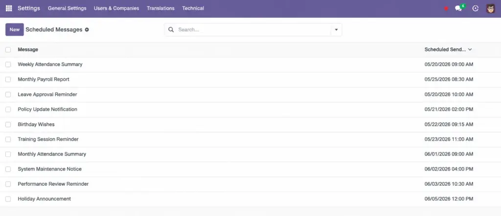 When IT opens Scheduled Actions When IT opens Scheduled Actions
