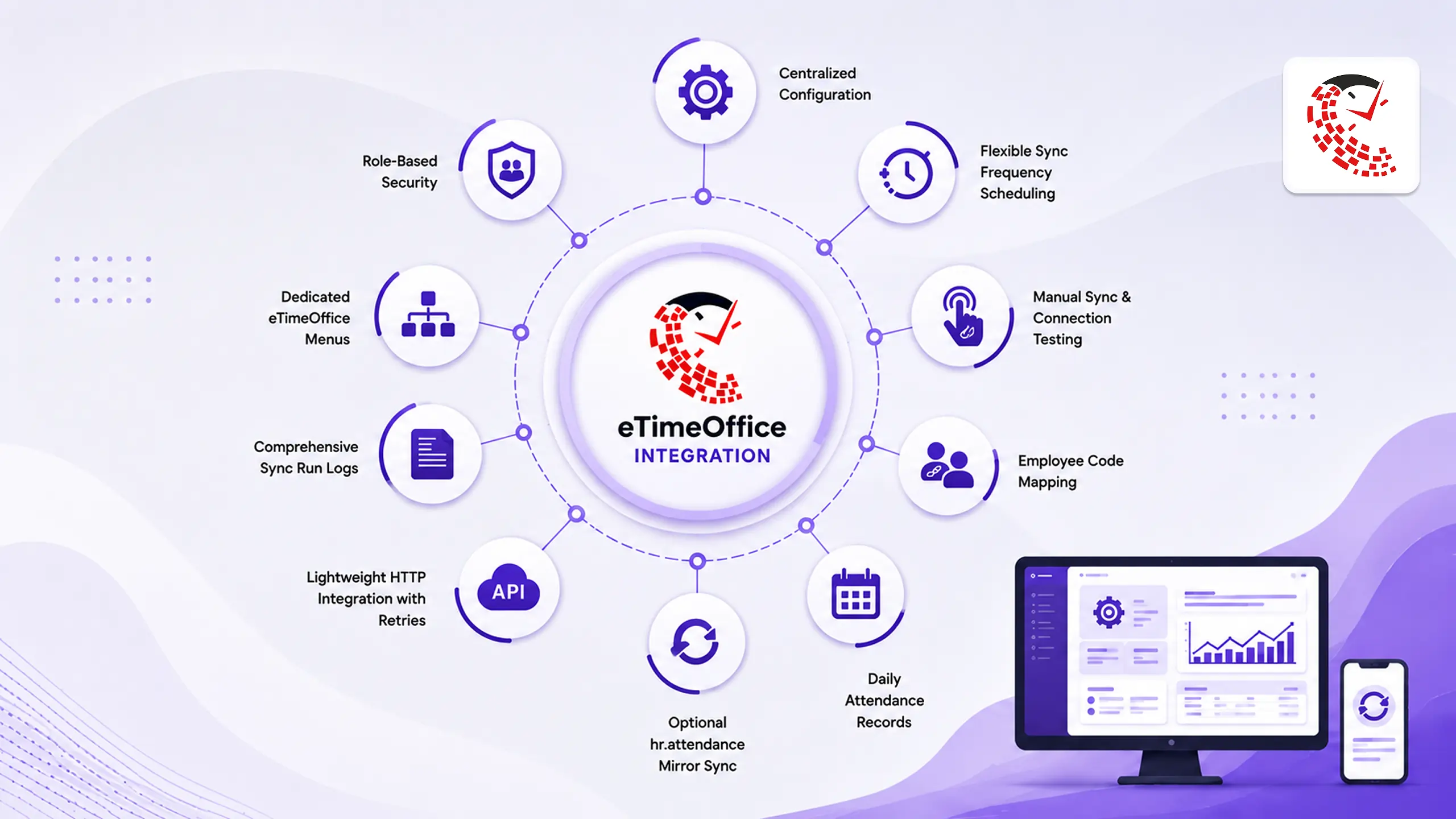 eTimeOffice Integration for Odoo Attendance Sync