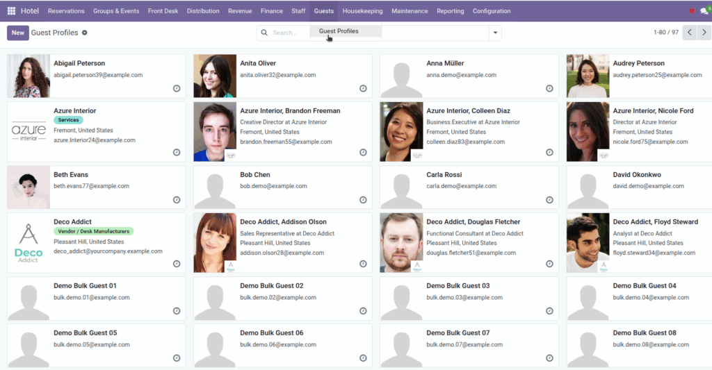 Guest Profiles Guest Profiles