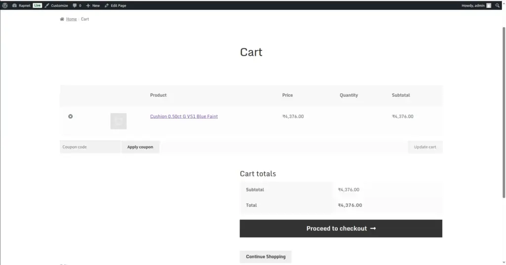 Cart & Checkout