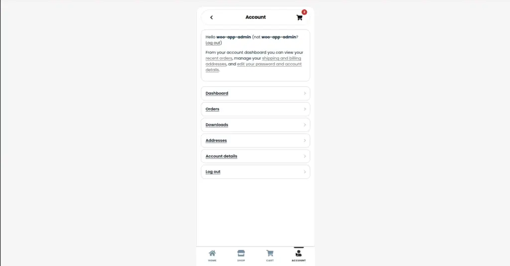My Account My Account