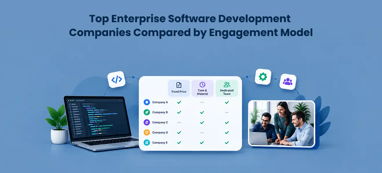 Top Enterprise Software Development Companies Compared by Engagement Model